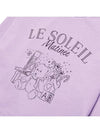 Brushed Options x Mas Teddy Bear Sweat Shirts LAVENDER - LE SOLEIL MATINEE - BALAAN 4