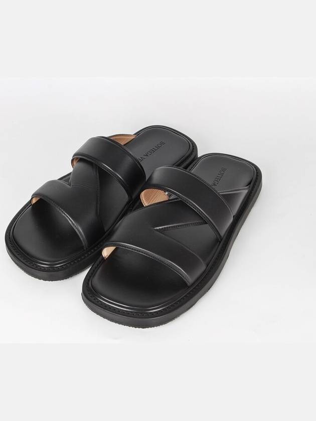 leather sandals black 43 280 - BOTTEGA VENETA - BALAAN 1