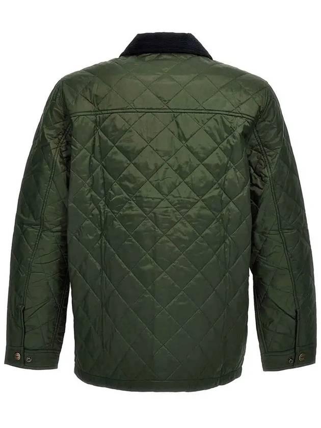 Kenning Quilting  Logo Patch Jacket Green - BARBOUR - BALAAN 4