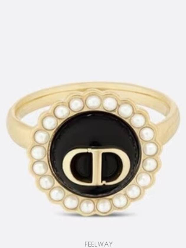 Petit CD Baroque Ring Gold - DIOR - BALAAN 2