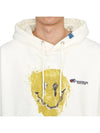 X Champion Men's Hoodie A11HD711 WHITE - MAISON MIHARA YASUHIRO - BALAAN 5