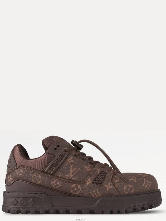 LV Trainer Maxi Low Top Sneakers Brown - LOUIS VUITTON - BALAAN 2