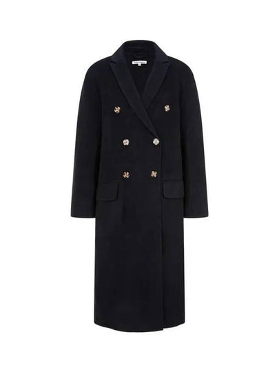 Wool blend double coat black 270495 - REFORMATION - BALAAN 1