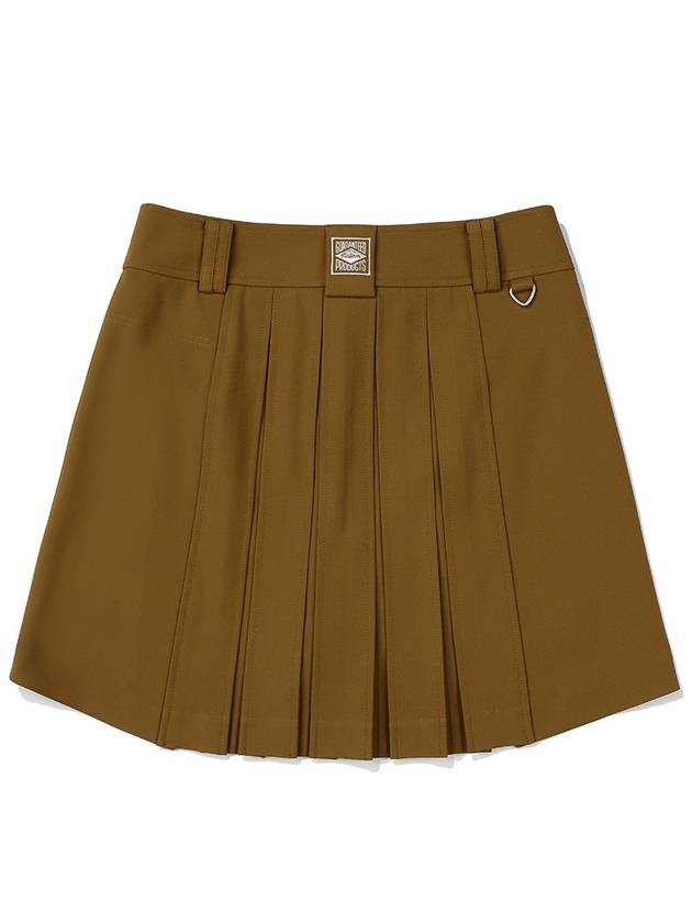 Pleated Cargo Skirt BROWN WOMAN - MALBON GOLF - BALAAN 2