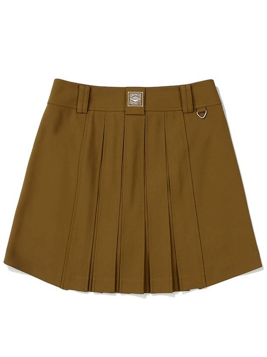 Pleated Cargo Skirt BROWN WOMAN - MALBON GOLF - BALAAN 2