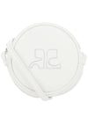 Reedition Sac Petit Cercle Cross Bag White - COURREGES - BALAAN 1