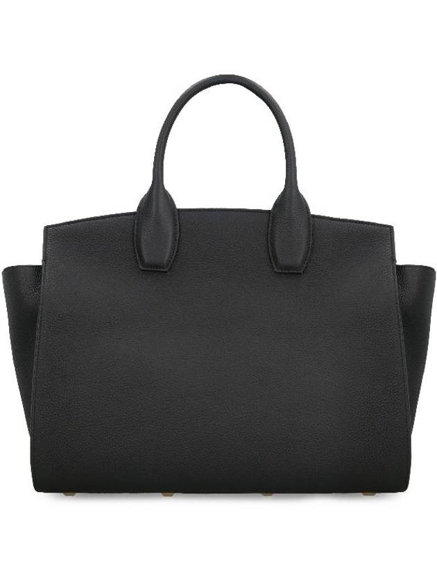 Studio Soft Tote Bag Black - SALVATORE FERRAGAMO - BALAAN 4