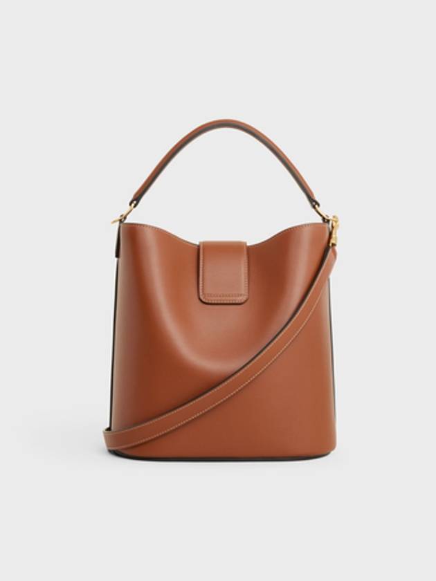 Medium Louise Bag Smooth Calfskin Shoulder Bag Tan - CELINE - BALAAN 5