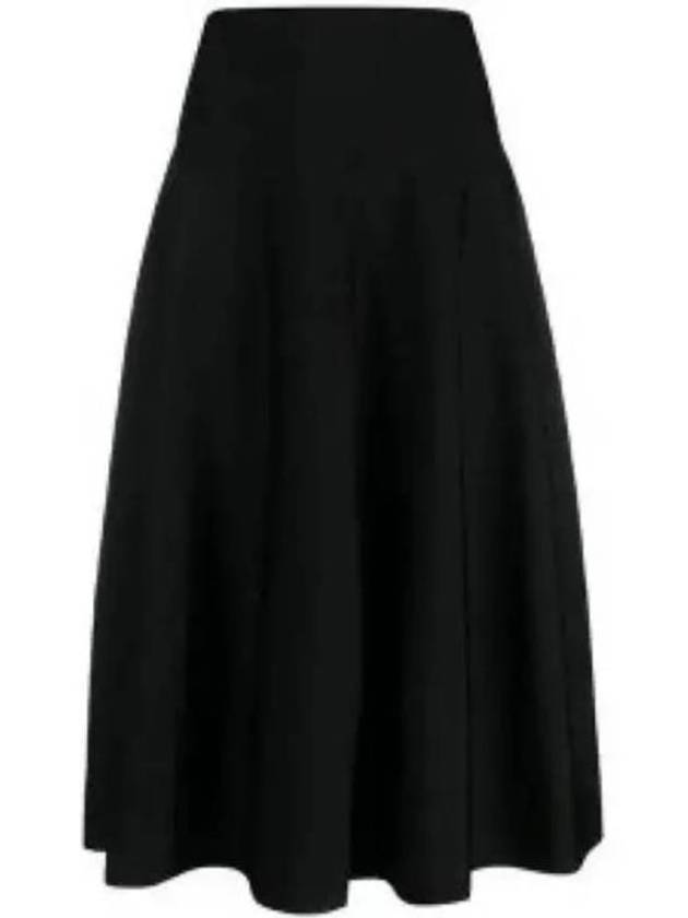 Long Skirt 7184Y607BLK DOM - THE ROW - BALAAN 1