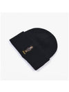 Bear Embroidered Blend Wool Beanie Black - POLO RALPH LAUREN - BALAAN 5