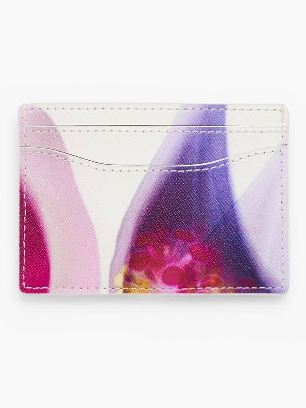 Floral Leather Card Case_White Multi (2P4SMP011S02-101) - MARC JACOBS - BALAAN 2