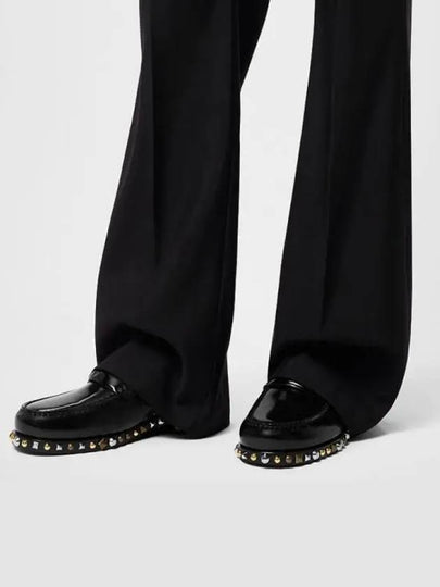 LV Penny Metal Stud Loafer Black - LOUIS VUITTON - BALAAN 2