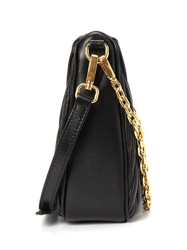 Matelasse Nappa Leather Shoulder Bag Black - MIU MIU - BALAAN 4