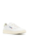 Men's Medalist Leather Low Top Sneakers White - AUTRY - BALAAN 5