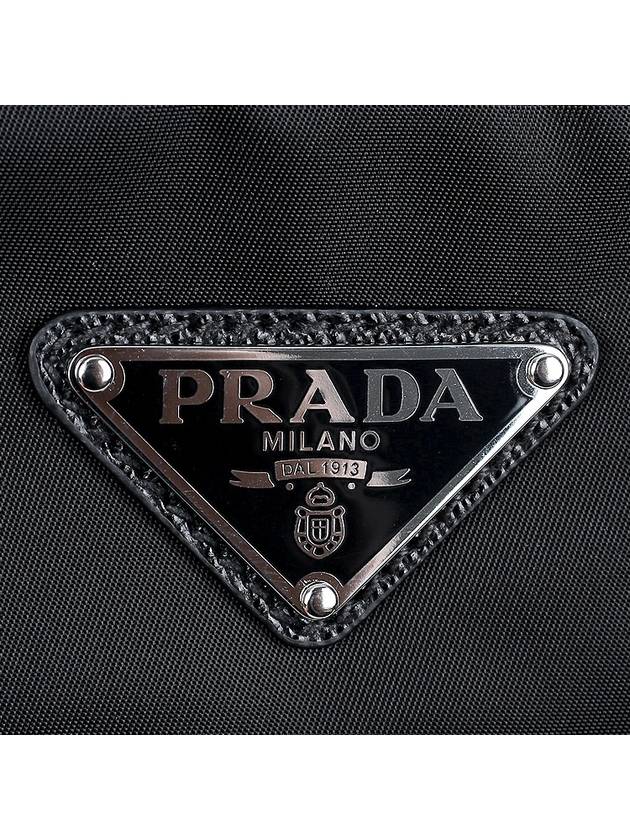 Triangle Logo Re-Nylon Backpack Black - PRADA - BALAAN 7