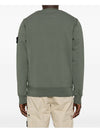 Wappen Patch Garment Dyed Sweatshirt Musk Green - STONE ISLAND - BALAAN 4