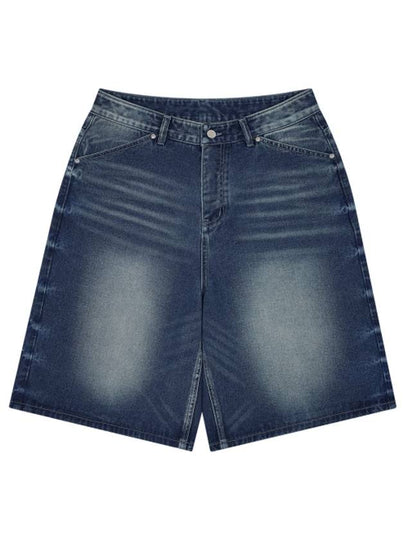 Domingo Washing Bermuda Denim Shorts Deep Blue - MOO - BALAAN 2