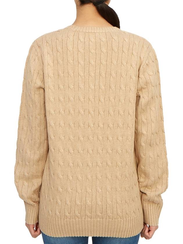 Kids Cable Knit 323702674057 NEW CAMEL Adults can wear - POLO RALPH LAUREN - BALAAN 3