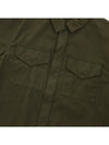 Lens Wappen Gabardine Overshirt Zip Up Jacket Ivy Green - CP COMPANY - BALAAN 8