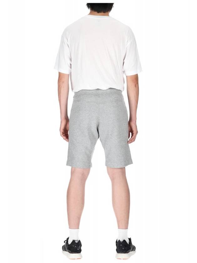 Light Fleece Regular Shorts Grey Melange - CP COMPANY - BALAAN 5