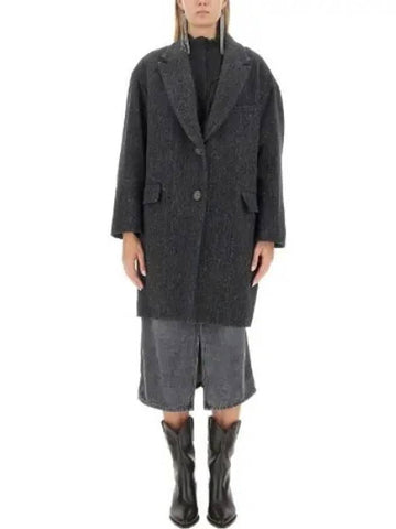 Limiza Wool Coat Black MA0087FAA3D17E01BK 1009596 - ISABEL MARANT - BALAAN 1