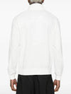 Light Fleece Half Zip-Up Sweatshirt White - CP COMPANY - BALAAN 5