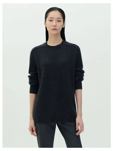 Women s Cashmere Karenia Crew Neck Pullover Dark Charcoal Domestic Product - THEORY - BALAAN 1