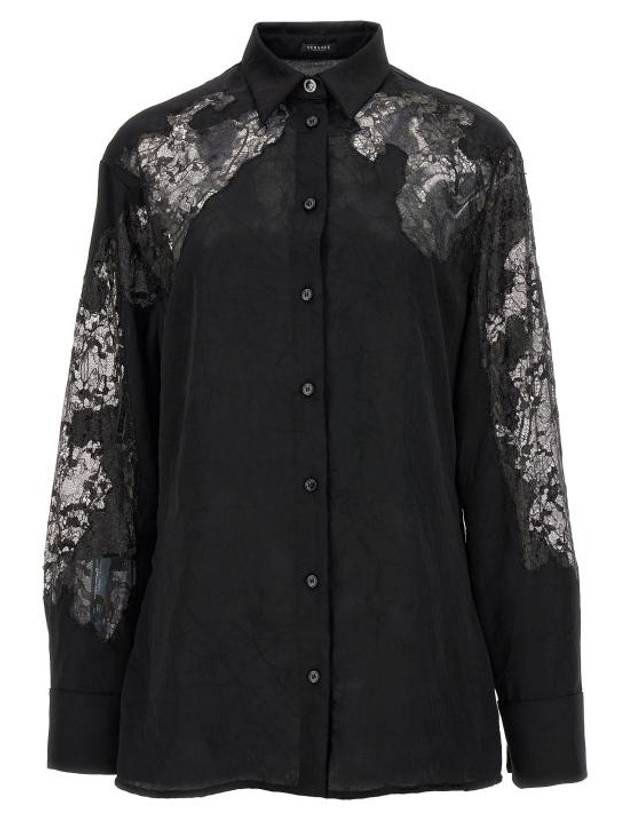 Shirt 10094901A069311B000 Black - VERSACE - BALAAN 1