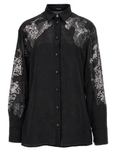 Shirt 10094901A069311B000 Black - VERSACE - BALAAN 1