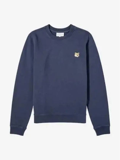 Fox Head Patch Regular Sweatshirt Ink Blue - MAISON KITSUNE - BALAAN 2