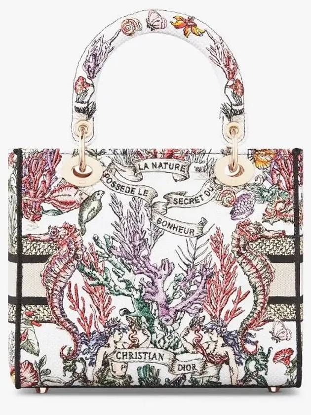 Lady D-Lite Cabinet de la Mer Medium Tote Bag - DIOR - BALAAN 6