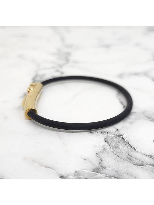 24SS V logo signature bracelet bracelet black 4Y2J0R51 ZBL 0NO - VALENTINO - BALAAN 7