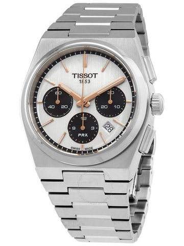 Tissot PRX Chronograph Automatic White Dial Men's Watch T1374271101100 - TISSOT - BALAAN 1