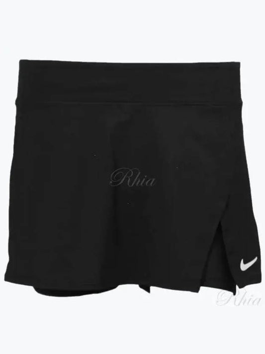 Court Dri Fit Victory Tennis A-Line Skirt Black - NIKE - BALAAN 2