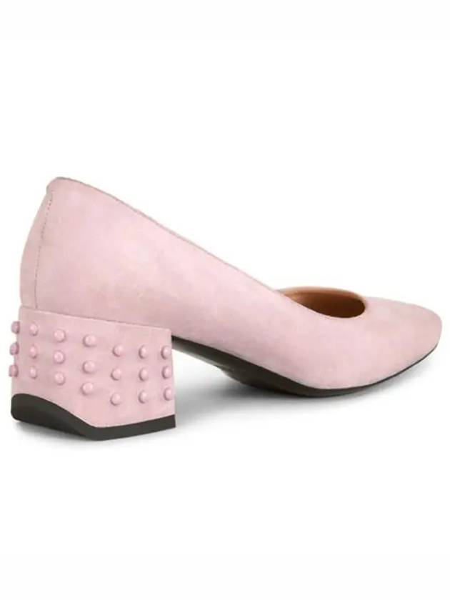 Women's Studded Pumps Heel Pink - TOD'S - BALAAN.