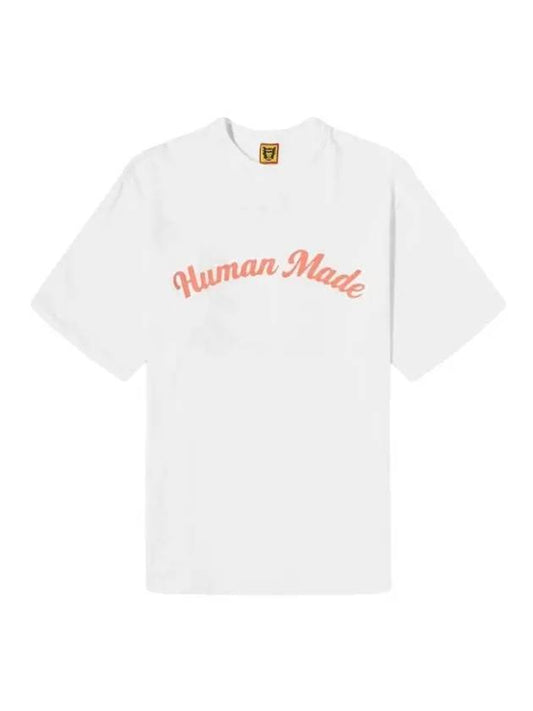 Unisex short sleeved t shirt white HM27TE009 WHT - HUMAN MADE - BALAAN 1