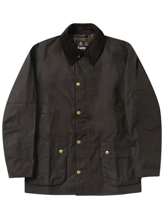 Ashby Wax Jacket Olive - BARBOUR - BALAAN 4