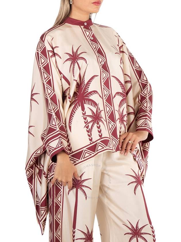 La Double J Ladies Date Palms Foulard Placee Shirt, Size Medium - LA DOUBLEJ - BALAAN 2