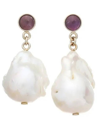 back pearl earrings - CHLOE - BALAAN 1