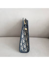 30 Montaigne Pouch Blue  Oblique Jacquard - DIOR - BALAAN 4