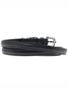 Y Project Y Love Buckle Leather Belt BELT30S24 BLACK SILVER - Y/PROJECT - BALAAN 4