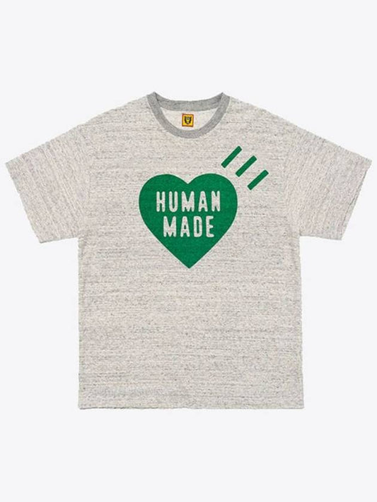 File Short Sleeve T Shirt Gray HM27CS008 - HUMAN MADE - BALAAN 1