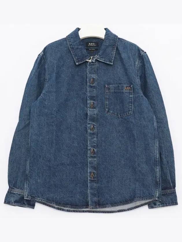 Vittorio Denim Oversized Shirt Blue - A.P.C. - BALAAN 2