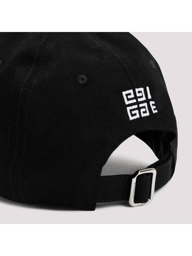 4G Logo Twill Ball Cap Black - GIVENCHY - BALAAN 4