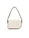 Cut-out edge shoulder bag ivory - LECHROMAQI - BALAAN 1