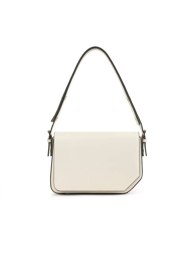 Cut-out edge shoulder bag ivory - LECHROMAQI - BALAAN 1