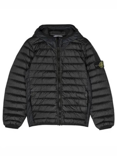 Kids Loom Woven Chambers R-Nylon Down Padding Black - STONE ISLAND - BALAAN 2