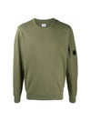 Men's Light Fleece Lens Wappen Sweatshirt Khaki - CP COMPANY - BALAAN 1