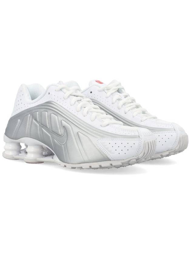 Shox R4 White Metallic Silver 2024 - NIKE - BALAAN 3