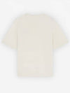 Handwriting Comfort Fit Short Sleeve T-Shirt Beige - MAISON KITSUNE - BALAAN 2